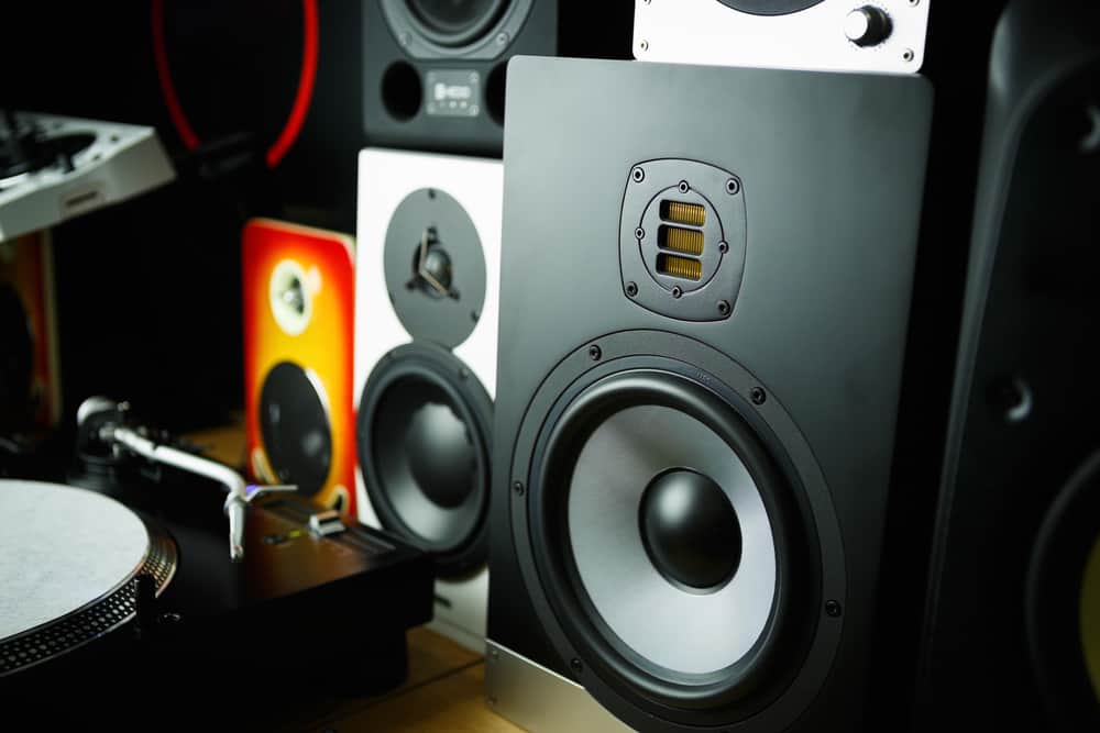 Professional cabinet hifi loudspeaker system for music recording
