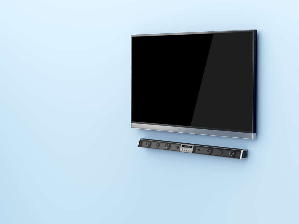 Tv and soundbar